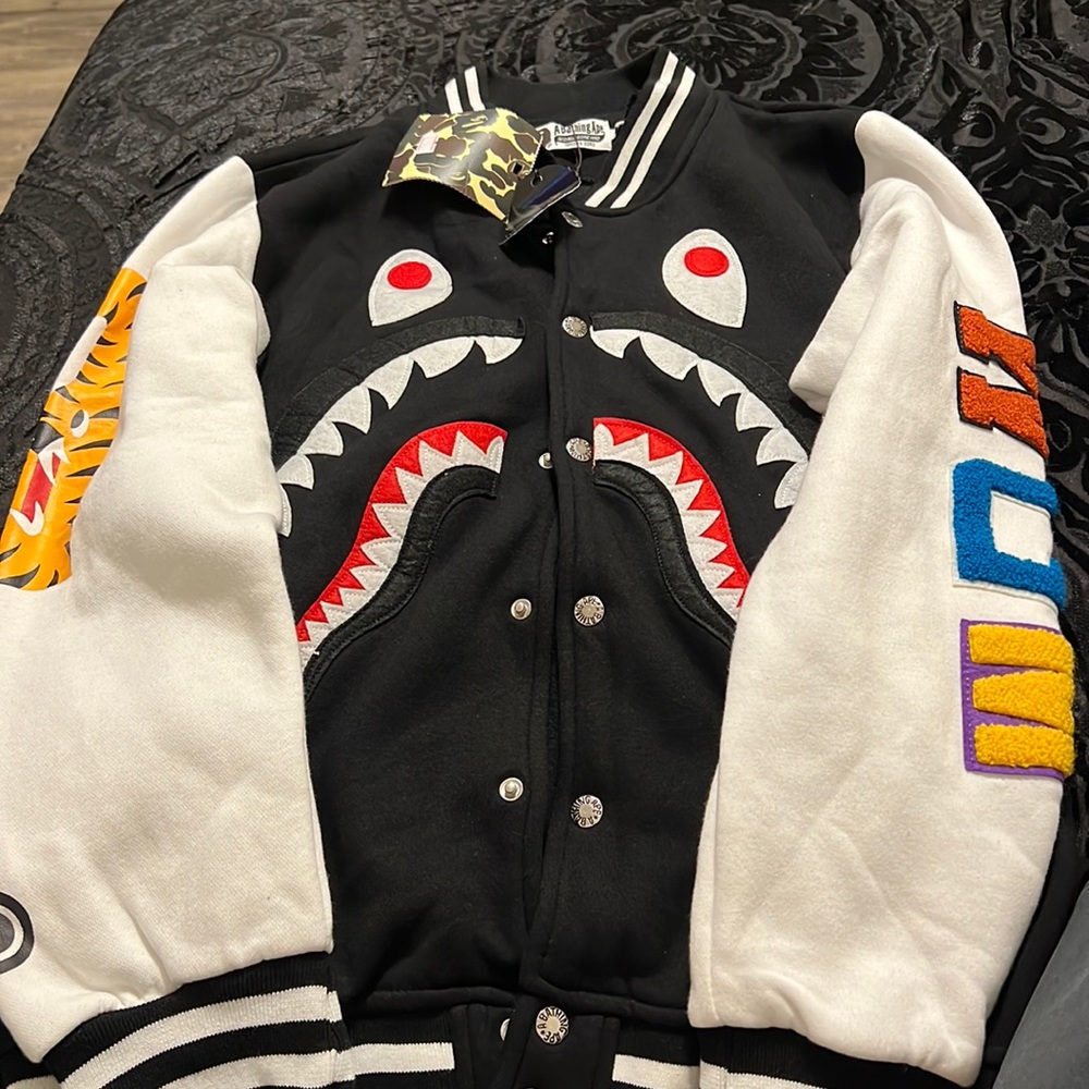 Mens BAPE Varsity Jacket